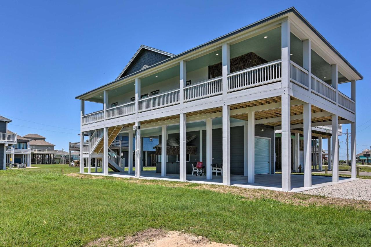 Bolivar Peninsula Beach House, Steps To Coast المظهر الخارجي الصورة