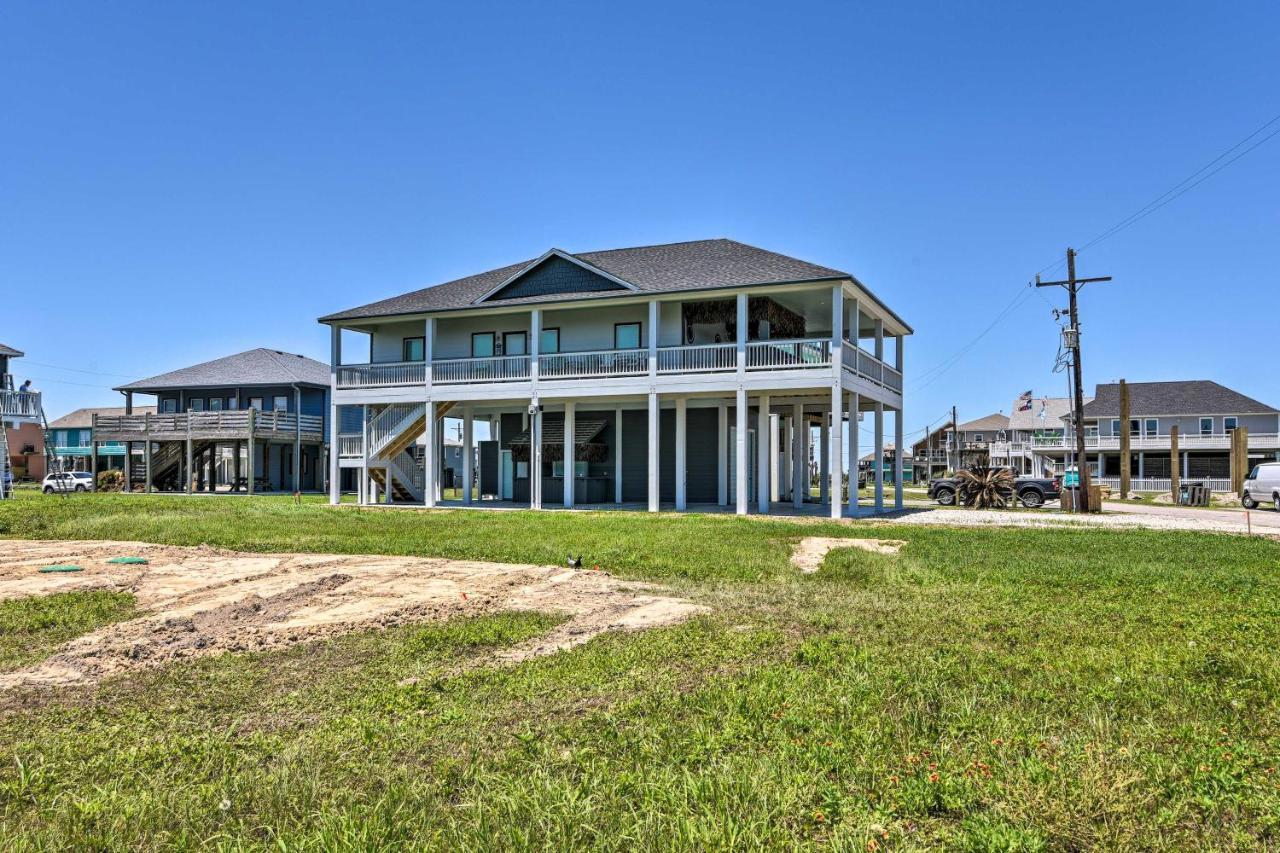 Bolivar Peninsula Beach House, Steps To Coast المظهر الخارجي الصورة
