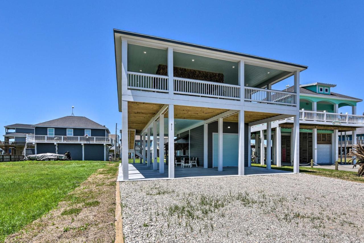 Bolivar Peninsula Beach House, Steps To Coast المظهر الخارجي الصورة